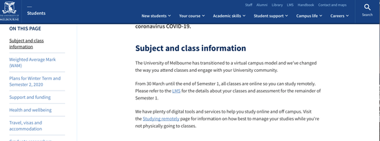 澳大利亞部分大學(xué)或繼續(xù)網(wǎng)上授課 第二學(xué)期推遲開(kāi)學(xué)