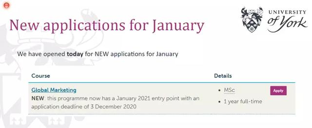 機會難得！不少英國大學大幅增開2021年春季開學的專業！