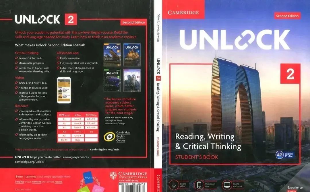 分享：劍橋頂級英文教材Unlock，一流教育理念培養孩子批判性思維