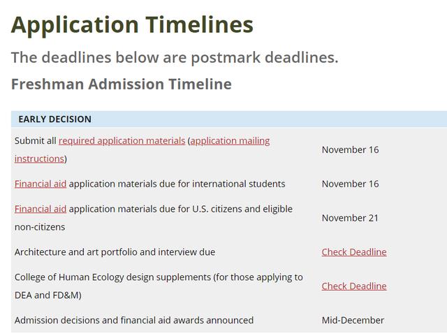 康奈爾大學Z新政策調整！早申截止日期延長至11月16日